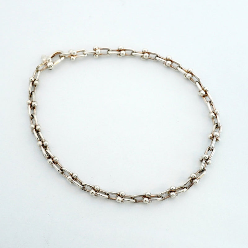 【6jfb0038-k】ティファニー ブレスレット ハードウェア/マイクロリンク シルバー925【中古】メンズ レディース ユニセックス