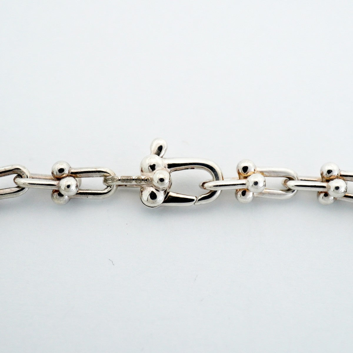 【6jfb0038-k】ティファニー ブレスレット ハードウェア/マイクロリンク シルバー925【中古】メンズ レディース ユニセックス