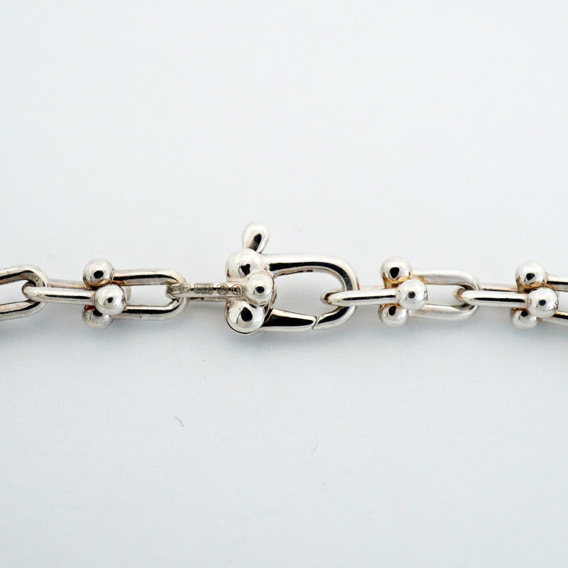 【6jfb0038-k】ティファニー ブレスレット ハードウェア/マイクロリンク シルバー925【中古】メンズ レディース ユニセックス