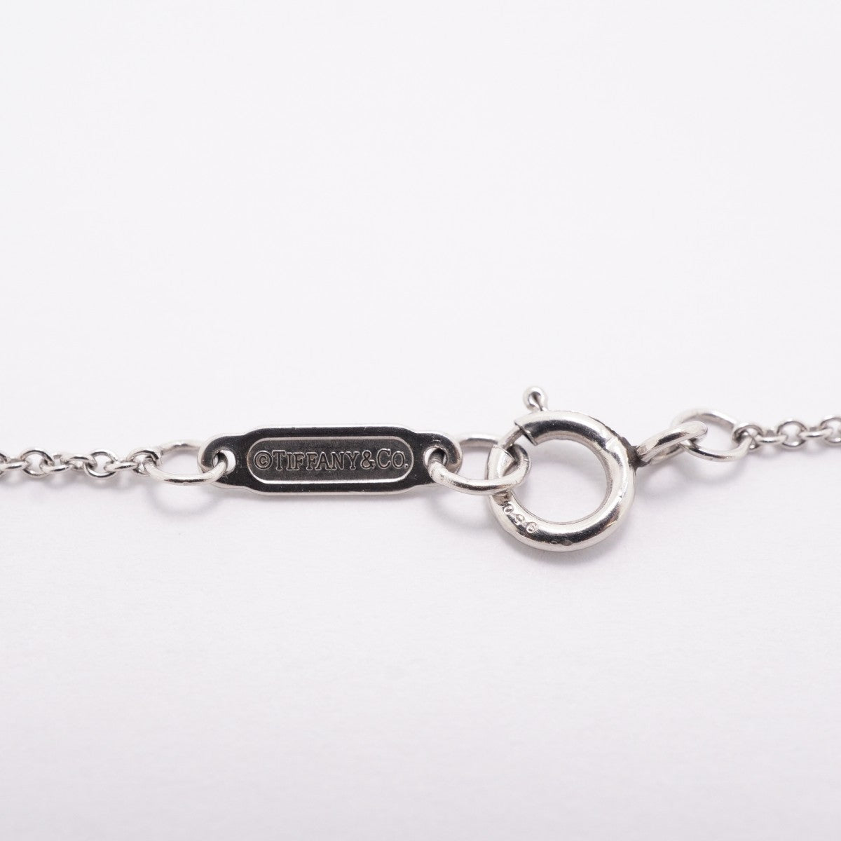 【6jfb0043】ティファニー ネックレス ジャズクロス 11PD Pt950 プラチナ ダイヤモンド【中古】レディース