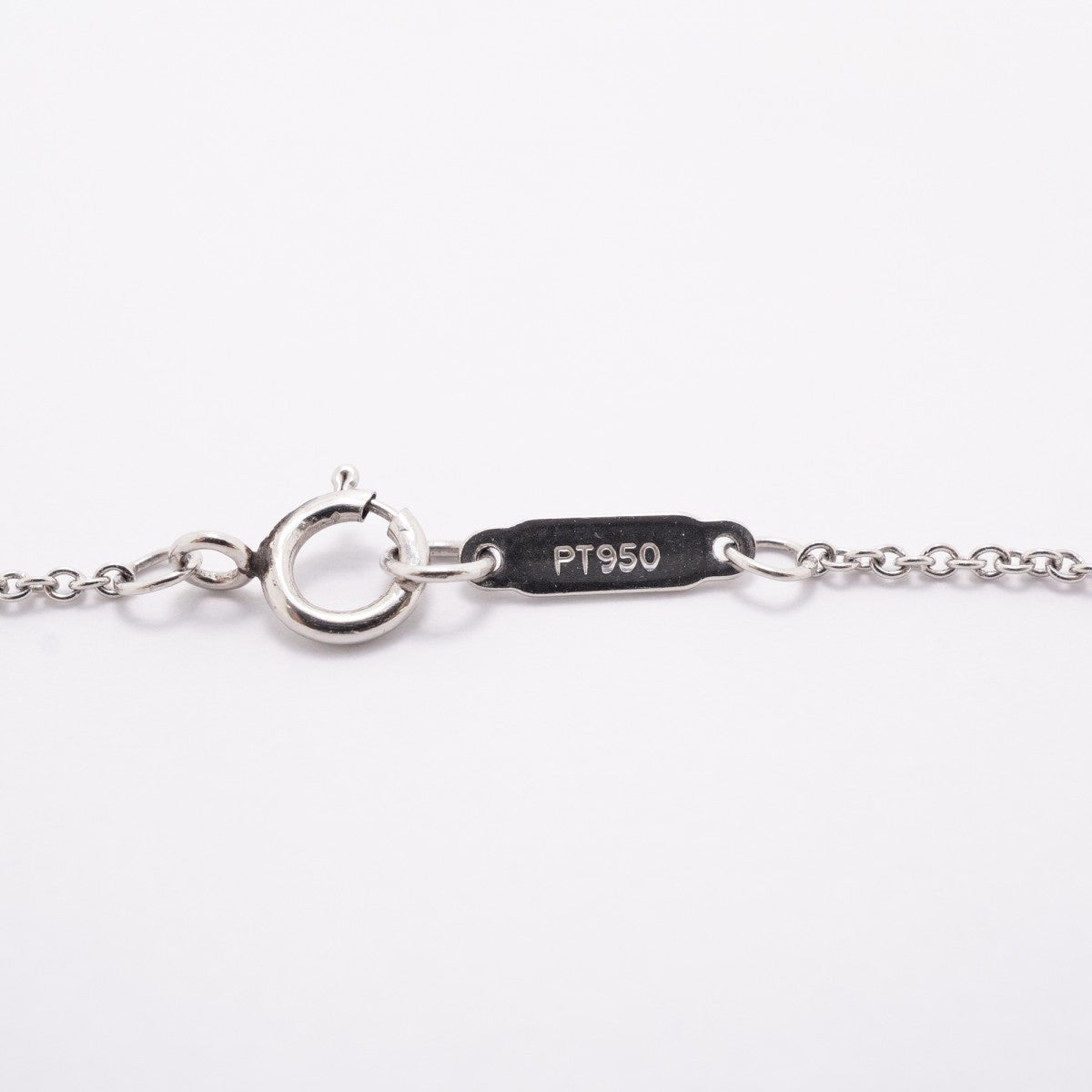 【6jfb0043】ティファニー ネックレス ジャズクロス 11PD Pt950 プラチナ ダイヤモンド【中古】レディース