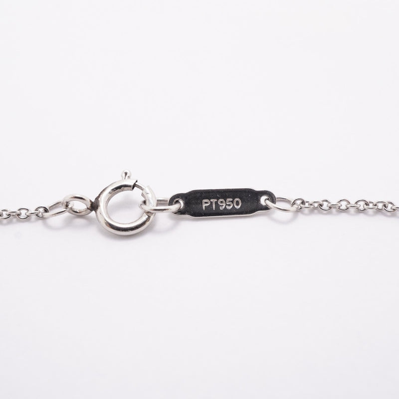 【6jfb0043】ティファニー ネックレス ジャズクロス 11PD Pt950 プラチナ ダイヤモンド【中古】レディース
