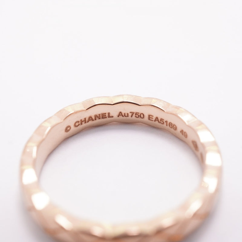 【6jfb0048】シャネル リング ココクラッシュ K18PG ピンクゴールド ＃49【中古】レディース