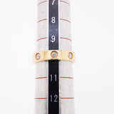 【6jfb0049】カルティエ リング ミニラブ フルダイヤ K18YG イエローゴールド ダイヤモンド ＃50【中古】レディース