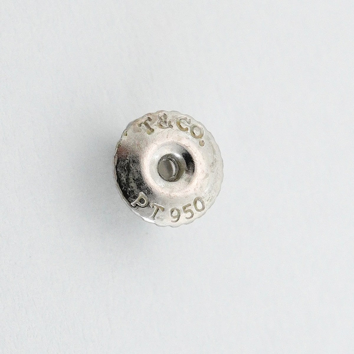 【6jfb0053】ティファニー ピアス ソリティア 1PD Pt950 プラチナ ダイヤモンド【中古】レディース