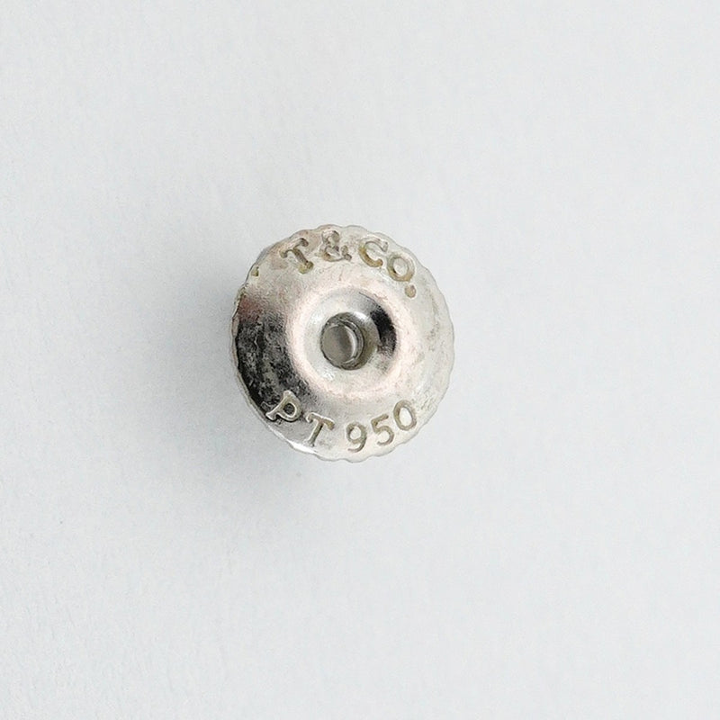 【6jfb0053】ティファニー ピアス ソリティア 1PD Pt950 プラチナ ダイヤモンド【中古】レディース