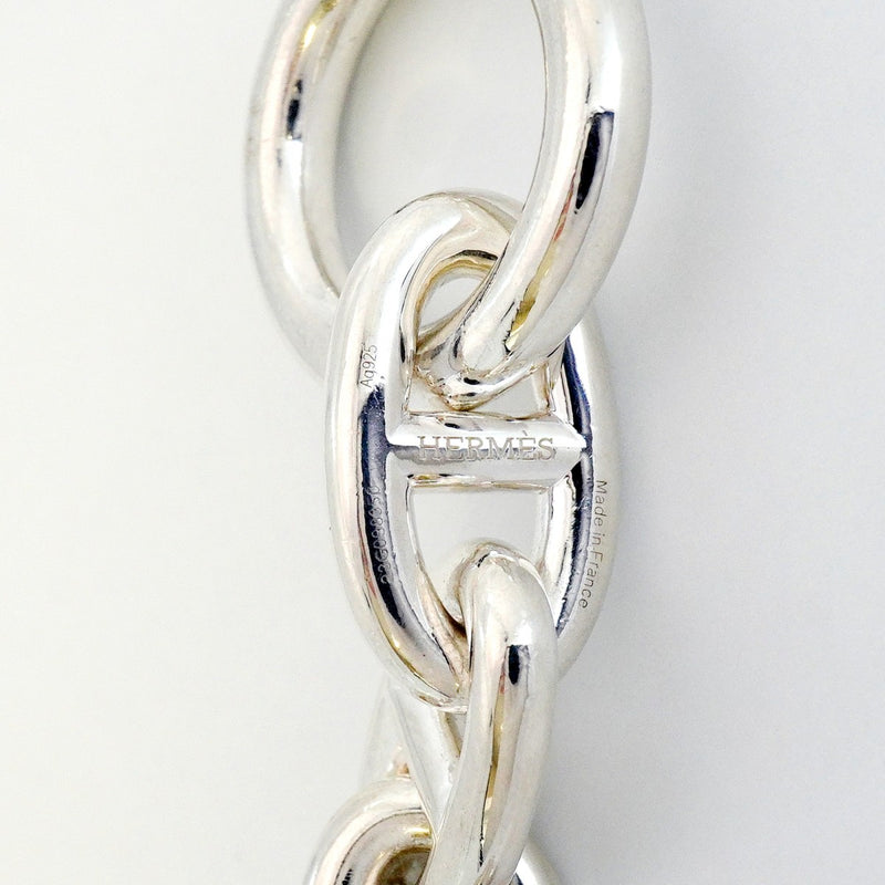 【6jfb0055】エルメス ブレスレット シェーヌダンクル TGM 12コマ シルバー925【中古】メンズ レディース ユニセックス