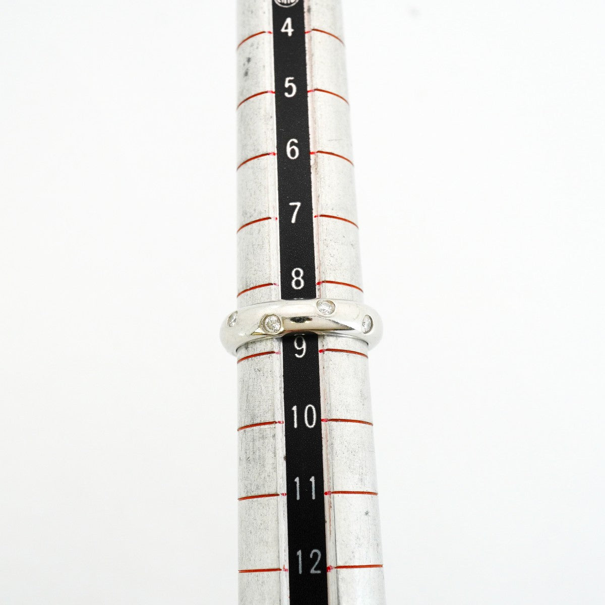 【6jfb0057】ティファニー リング ドッツ Pt950 プラチナ ダイヤモンド 8.5号【中古】レディース