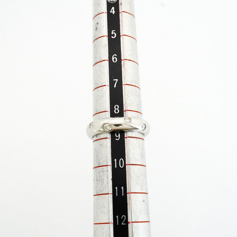 【6jfb0057】ティファニー リング ドッツ Pt950 プラチナ ダイヤモンド 8.5号【中古】レディース