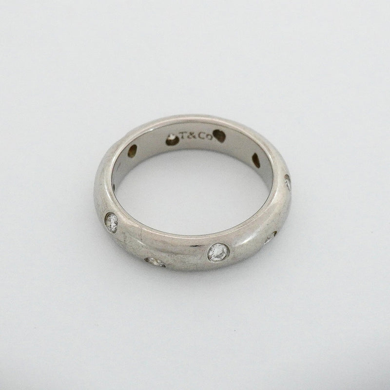 【6jfb0057】ティファニー リング ドッツ Pt950 プラチナ ダイヤモンド 8.5号【中古】レディース