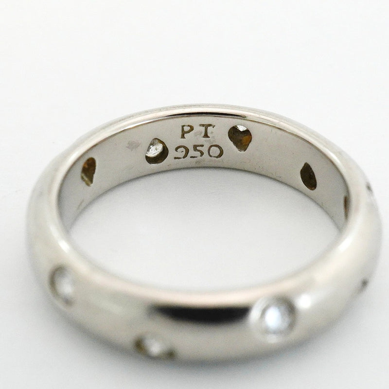 【6jfb0057】ティファニー リング ドッツ Pt950 プラチナ ダイヤモンド 8.5号【中古】レディース