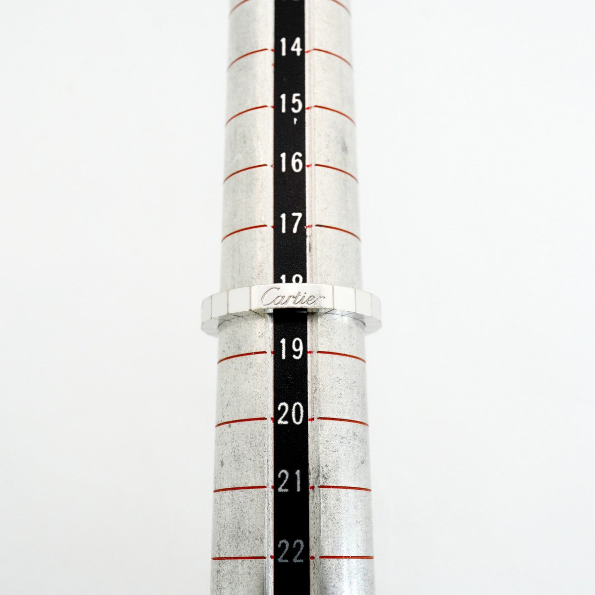 【6jfb0058】カルティエ リング ラニエール K18WG ホワイトゴールド ＃59【中古】メンズ