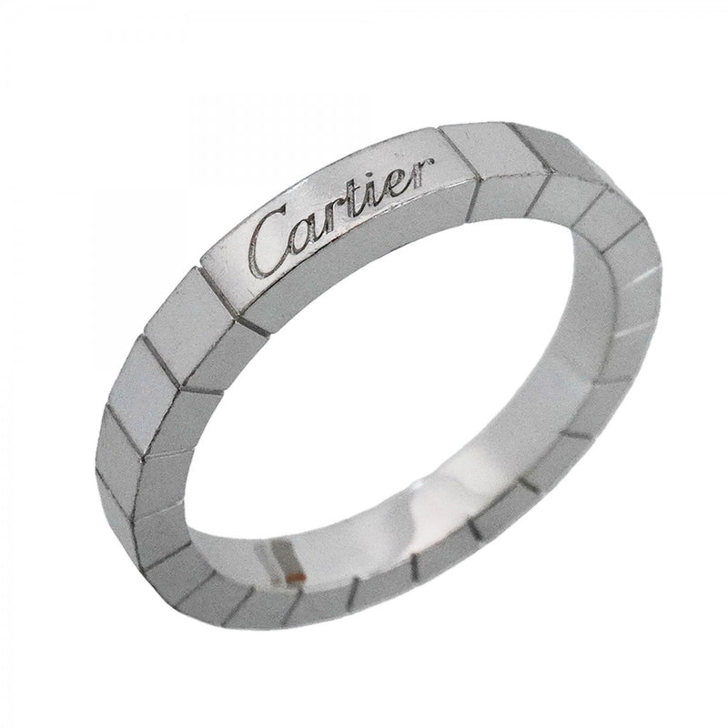 【6jfb0058】カルティエ リング ラニエール K18WG ホワイトゴールド ＃59【中古】メンズ