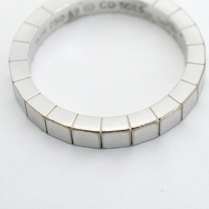 【6jfb0058】カルティエ リング ラニエール K18WG ホワイトゴールド ＃59【中古】メンズ