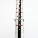 【6jfb0059】ティファニー リング チャネルセッティング ハーフエタニティ Pt950 プラチナ ダイヤモンド 7.5号【中古】レディース