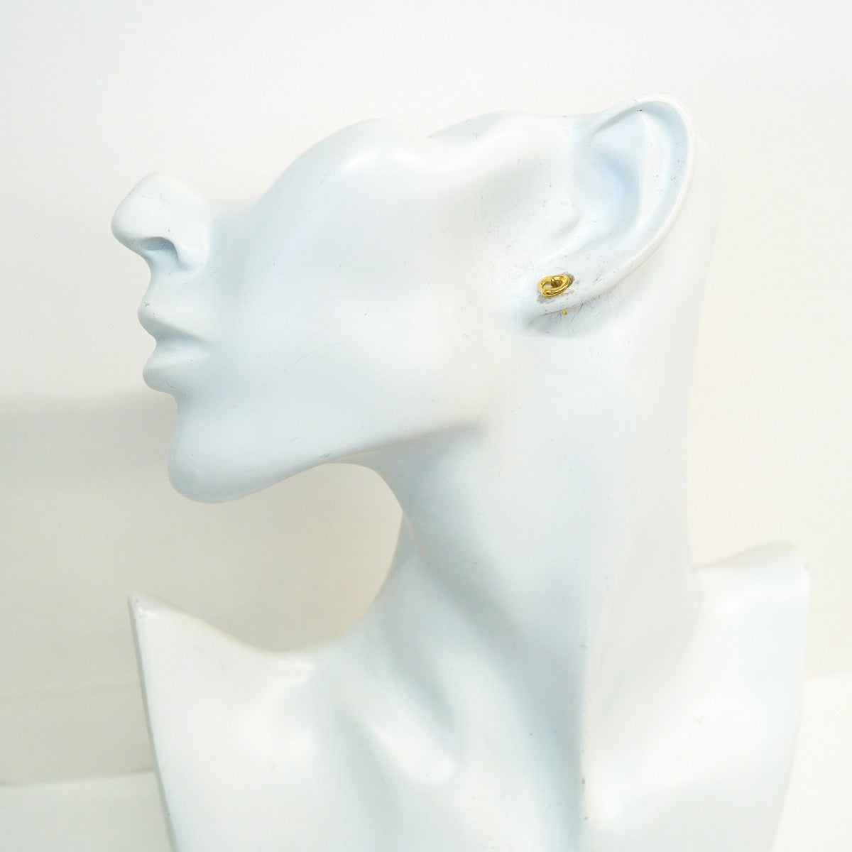 【6jfb0061】ティファニー ピアス オープンハート K18YG イエローゴールド【中古】レディース