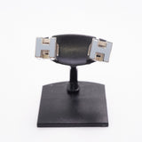 【6jfb0062-k】エルメス ピアス カージュドアッシュ メタル シルバー ブルー【中古】レディース