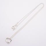 【6jfb0069-k】ティファニー ネックレス オープンハート シルバー925【中古】レディース