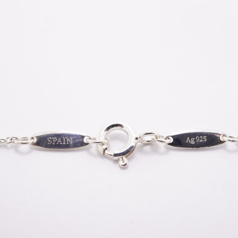 【6jfb0069-k】ティファニー ネックレス オープンハート シルバー925【中古】レディース