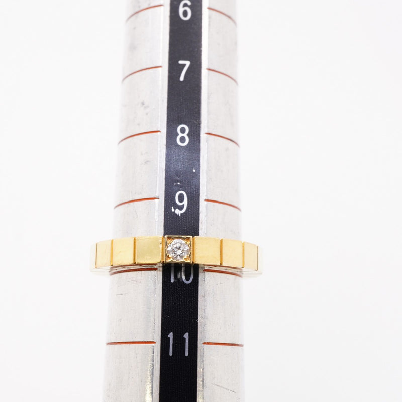 【6jfb0070】カルティエ リング ラニエール 1PD K18YG イエローゴールド ダイヤモンド ＃50【中古】レディース