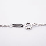 【6jfb0072】ティファニー ネックレス 1837/バー/ドロップ 1PD K18WG ホワイトゴールド ダイヤモンド【中古】レディース