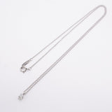 【6jfb0077】ティファニー ネックレス ソリティア 1PD Pt950 プラチナ ダイヤモンド【中古】レディース