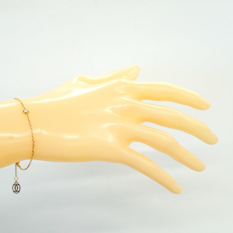 【6jfb0080】カルティエ ブレスレット ダムール SM/1PD K18PG ピンクゴールド ダイヤモンド【中古】レディース