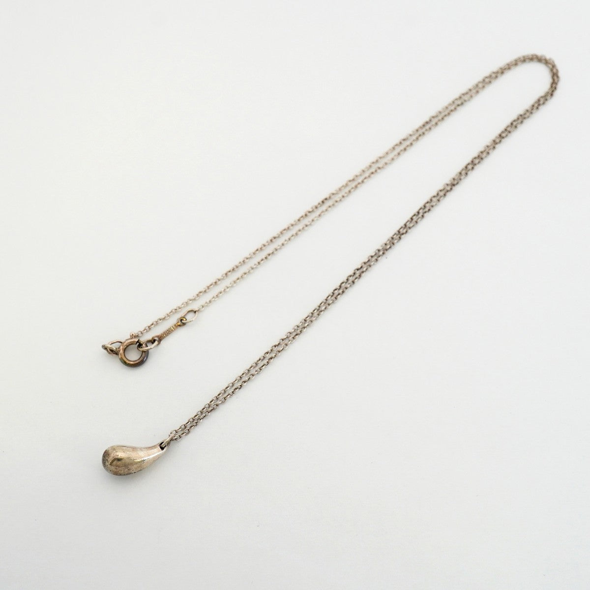 【6jfb0088】ティファニー ネックレス ティアドロップ シルバー925【中古】レディース
