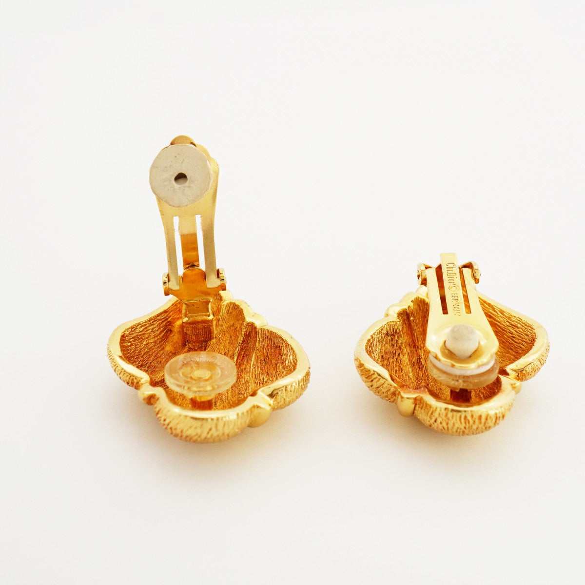 【6jfb0090】クリスチャンディオール イヤリング GPメッキ ゴールド【中古】レディース