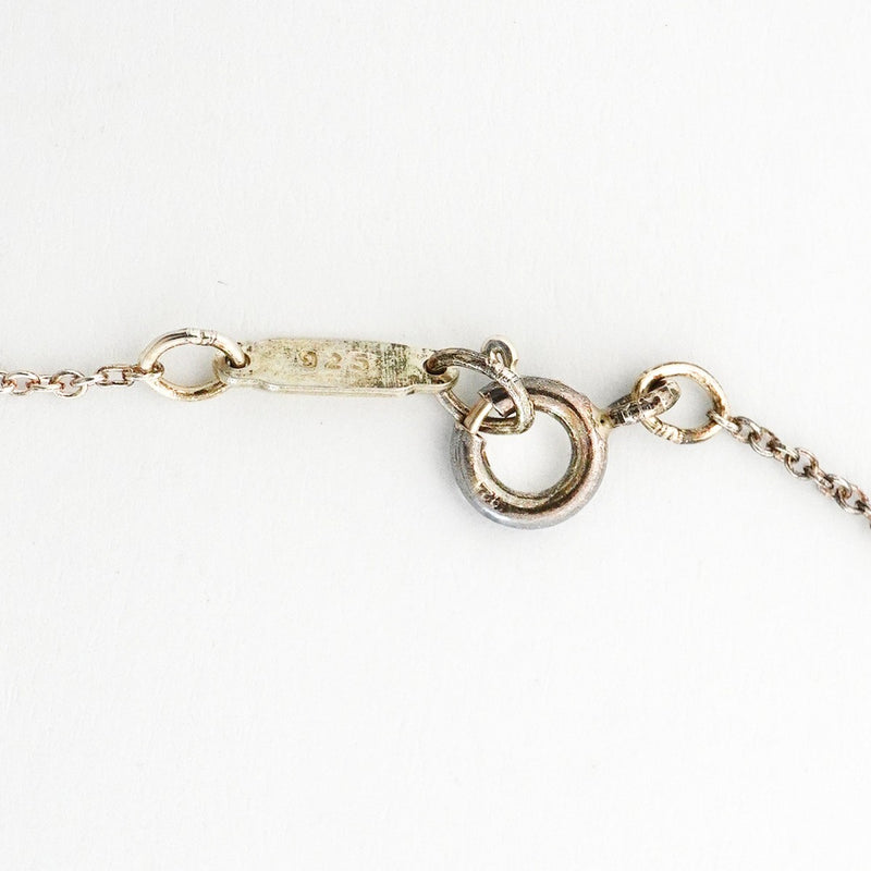 【6jfb0094】ティファニー ネックレス ハートリボン K18YG イエローゴールド シルバー925【中古】レディース