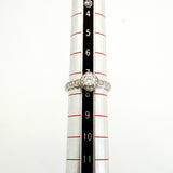 【6jfb0097】シャネル リング ココクラッシュ/エンゲージメント Pt950 プラチナ ダイヤモンド ＃48【中古】レディース