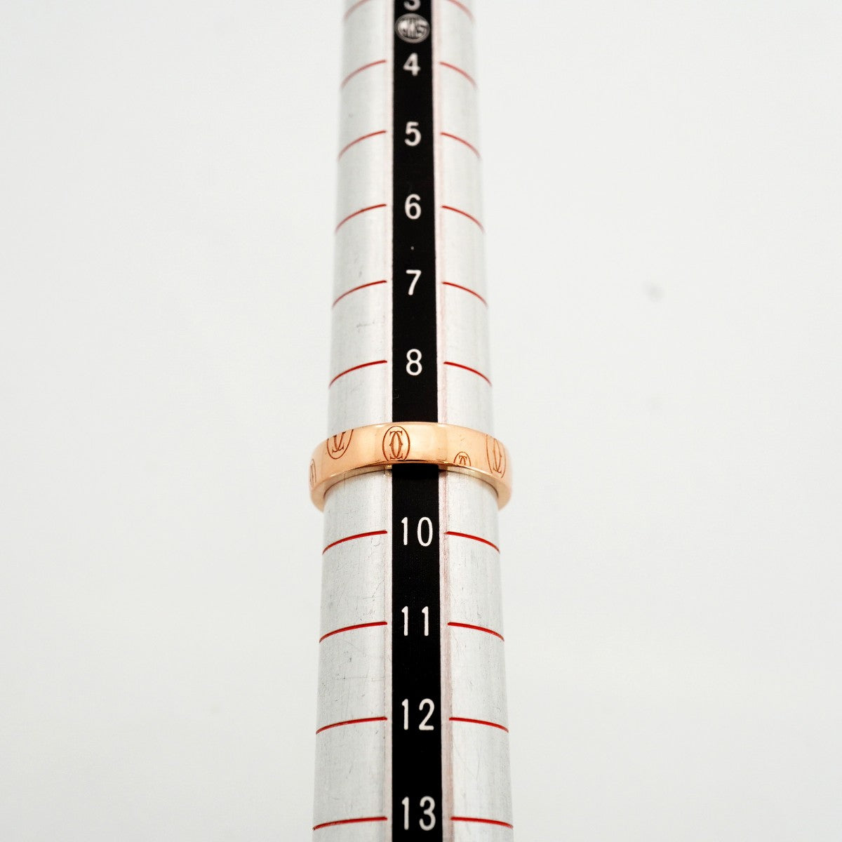 【6jfb0098】カルティエ リング ハッピーバースデー K18PG ピンクゴールド ＃49【中古】レディース