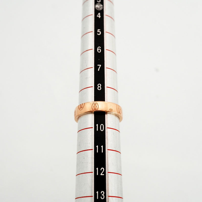 【6jfb0098】カルティエ リング ハッピーバースデー K18PG ピンクゴールド ＃49【中古】レディース