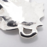 【6jfb0108】ティファニー ネックレス メープルリーフ シルバー925【中古】レディース