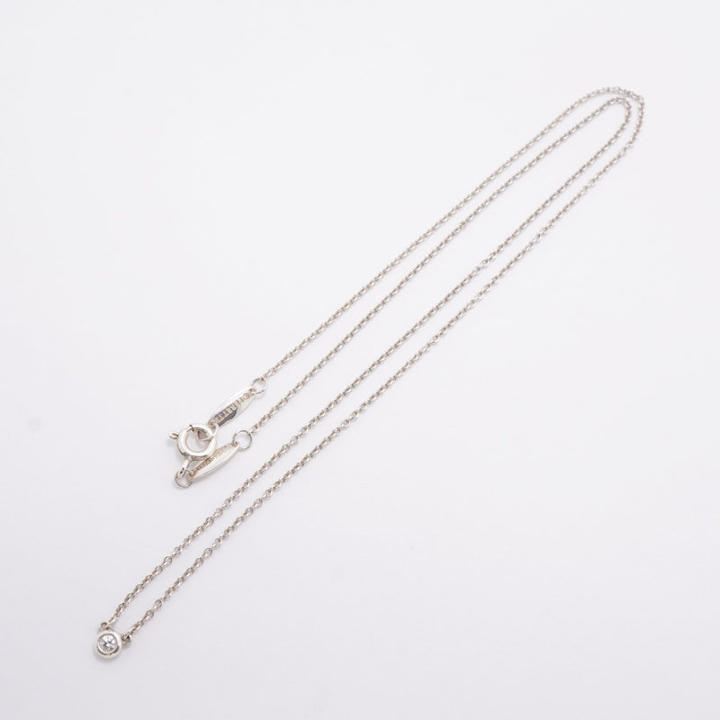 【6jfb0109】ティファニー ネックレス バイザヤード 1PD シルバー925 ダイヤモンド【中古】レディース