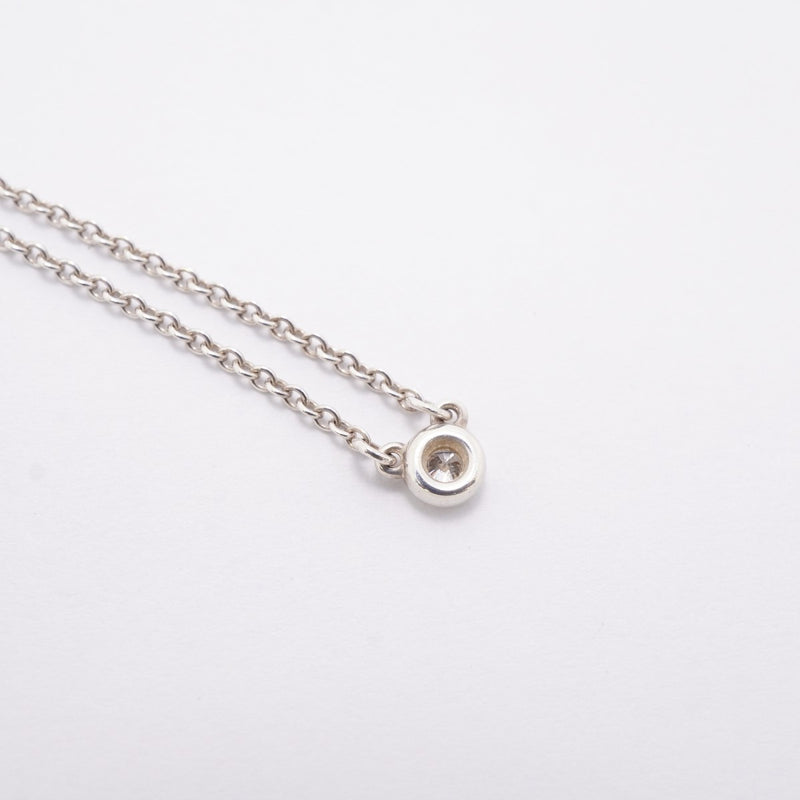【6jfb0109】ティファニー ネックレス バイザヤード 1PD シルバー925 ダイヤモンド【中古】レディース
