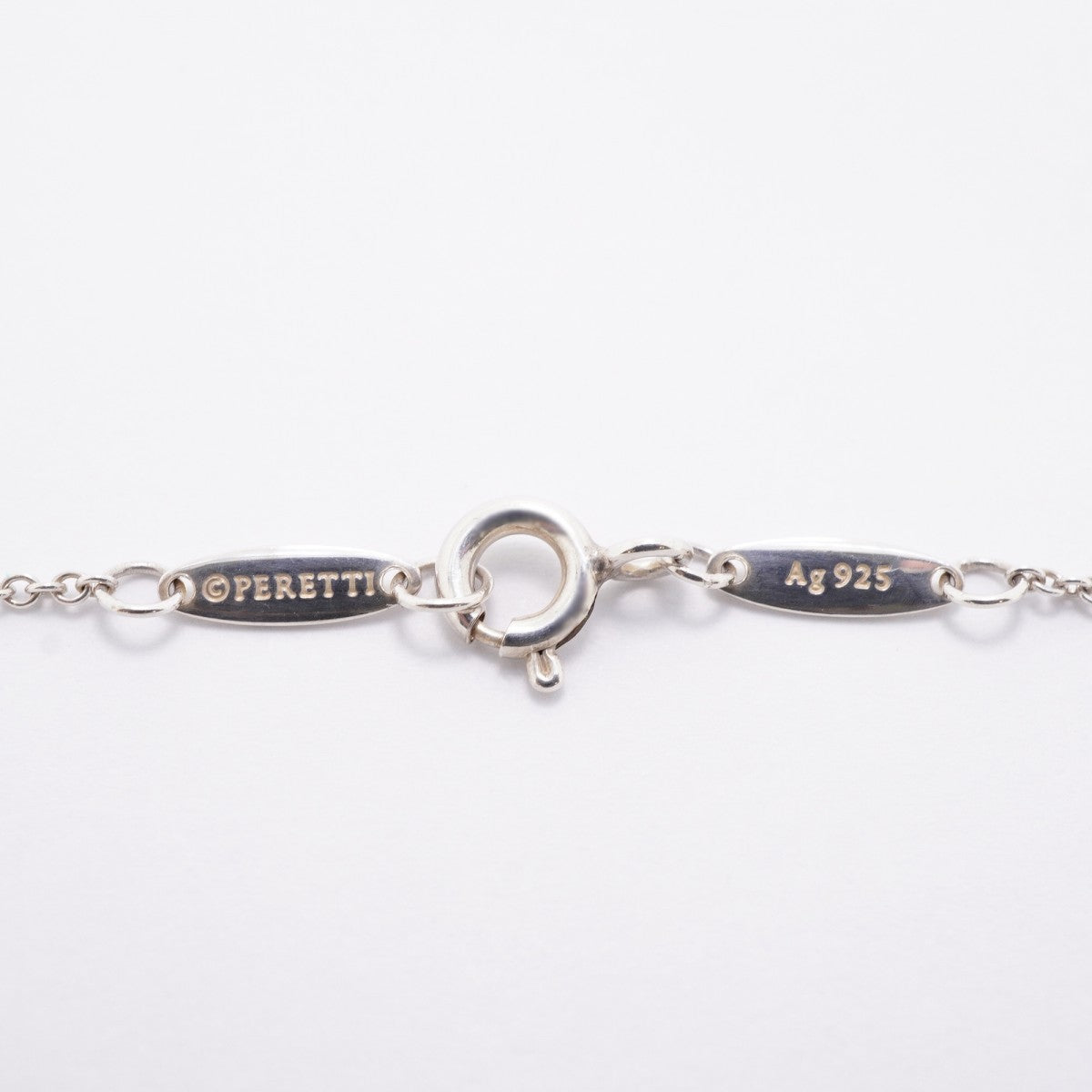 【6jfb0109】ティファニー ネックレス バイザヤード 1PD シルバー925 ダイヤモンド【中古】レディース