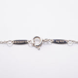 【6jfb0109】ティファニー ネックレス バイザヤード 1PD シルバー925 ダイヤモンド【中古】レディース