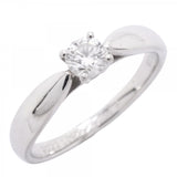 【6jfb0113】ティファニー リング ハーモニー Pt950 プラチナ ダイヤモンド 0.18ct 6.5号【中古】レディース