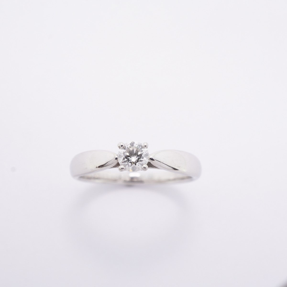 【6jfb0113】ティファニー リング ハーモニー Pt950 プラチナ ダイヤモンド 0.18ct 6.5号【中古】レディース