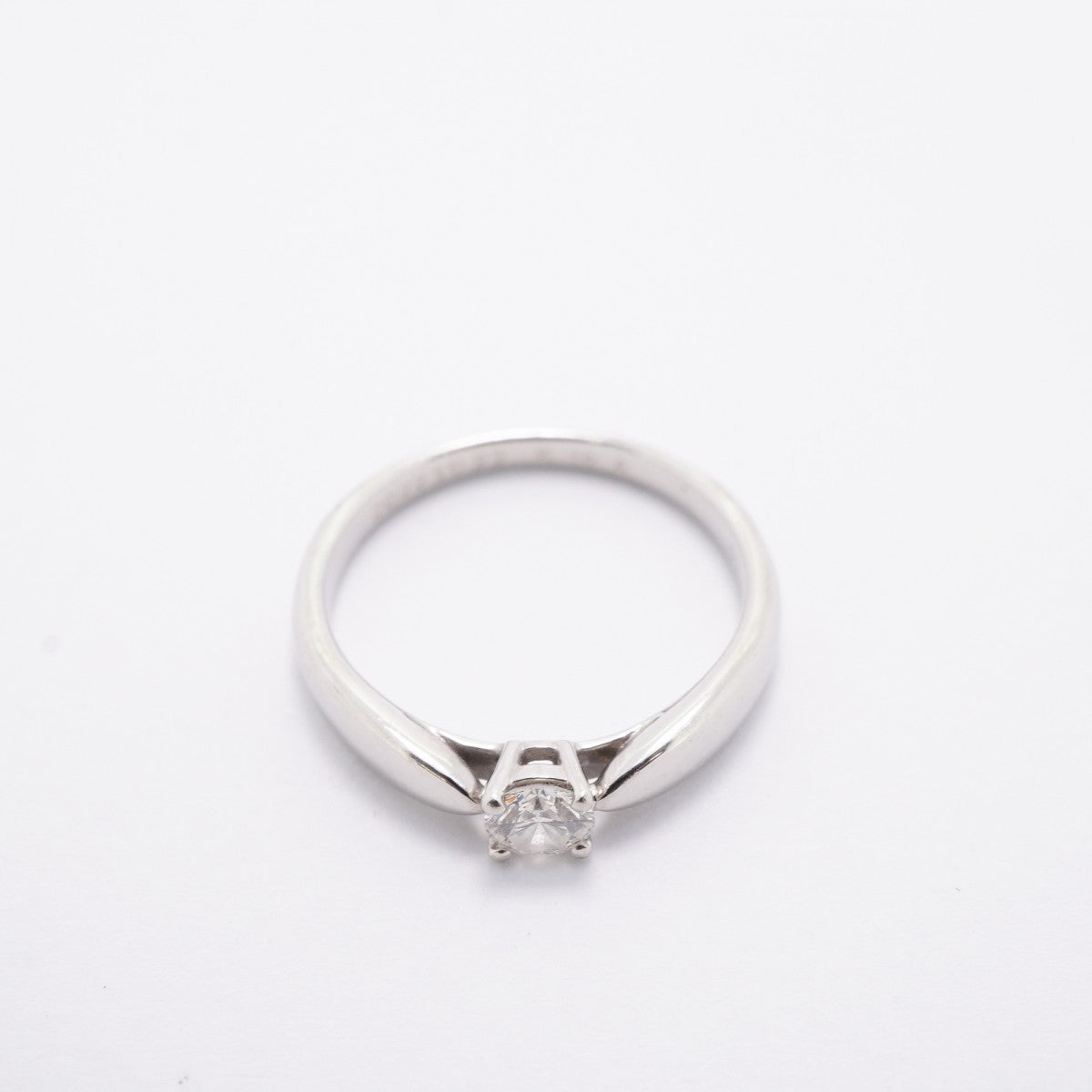 【6jfb0113】ティファニー リング ハーモニー Pt950 プラチナ ダイヤモンド 0.18ct 6.5号【中古】レディース
