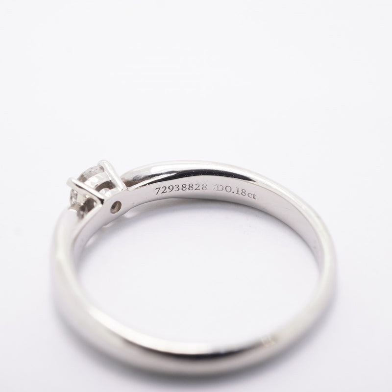 【6jfb0113】ティファニー リング ハーモニー Pt950 プラチナ ダイヤモンド 0.18ct 6.5号【中古】レディース