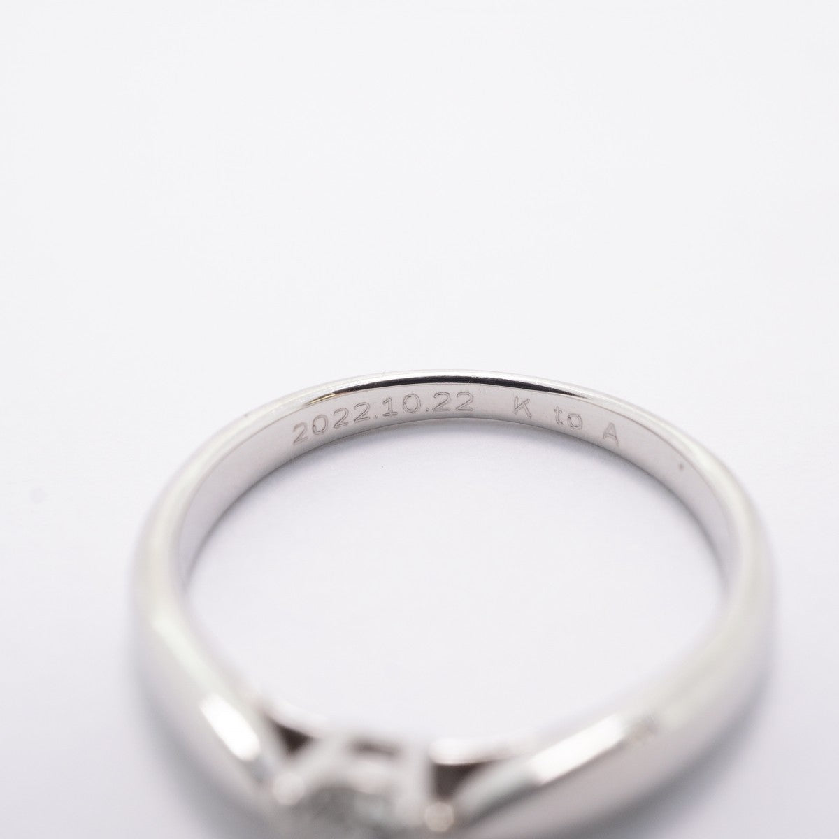 【6jfb0113】ティファニー リング ハーモニー Pt950 プラチナ ダイヤモンド 0.18ct 6.5号【中古】レディース