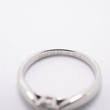 【6jfb0113】ティファニー リング ハーモニー Pt950 プラチナ ダイヤモンド 0.18ct 6.5号【中古】レディース