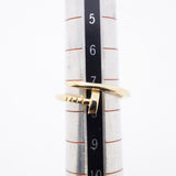 【6jfb0114】カルティエ リング ジュストアンクル K18YG イエローゴールド ＃49【中古】レディース