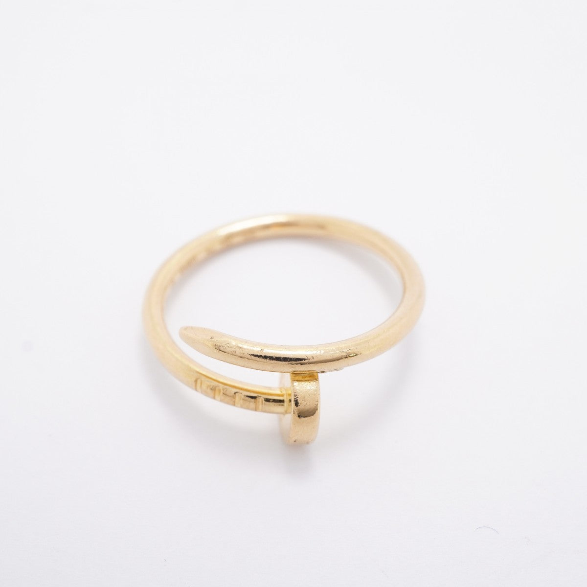 【6jfb0114】カルティエ リング ジュストアンクル K18YG イエローゴールド ＃49【中古】レディース
