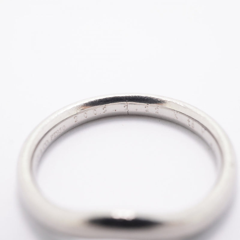 【6jfb0116-k】ティファニー リング カーブドバンド Pt950 プラチナ 16号【中古】メンズ