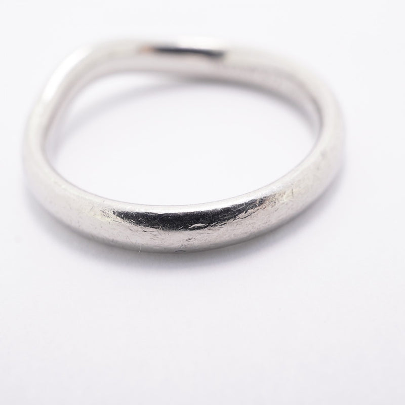 【6jfb0117-k】ティファニー リング カーブドバンド Pt950 プラチナ 12.5号【中古】レディース