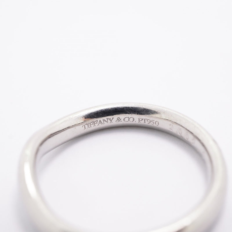 【6jfb0117-k】ティファニー リング カーブドバンド Pt950 プラチナ 12.5号【中古】レディース