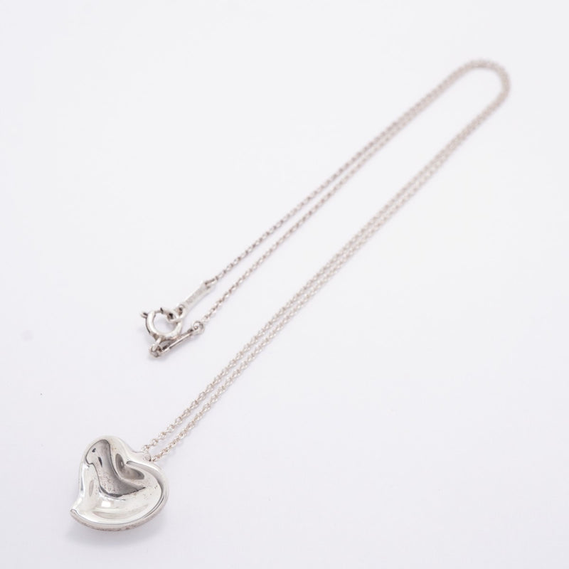 【6jfb0120-k】ティファニー ネックレス フルハート シルバー925【中古】レディース